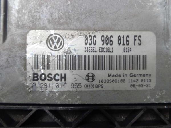 BOITIER COMPLET VW GOLF 5 1.9TDI CODE BRU - Vue 2